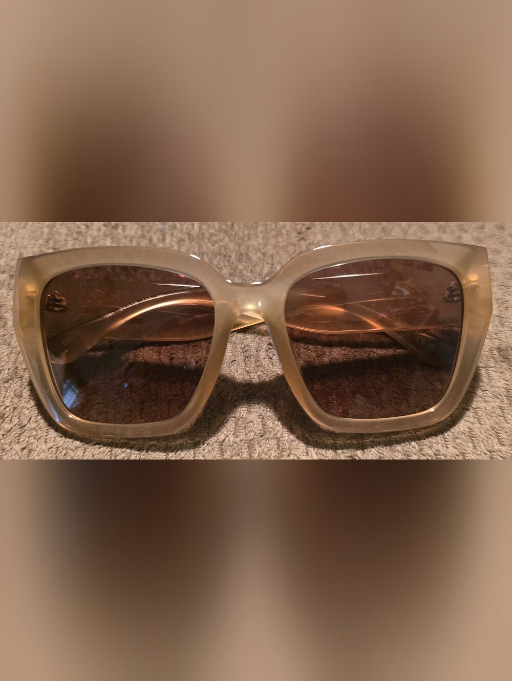 NEW Coach Oversized Cream Cat Eye  Sunglasses